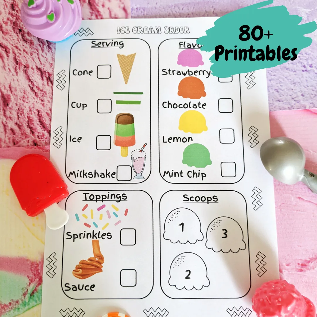 Ice Cream Shop Pretend Play