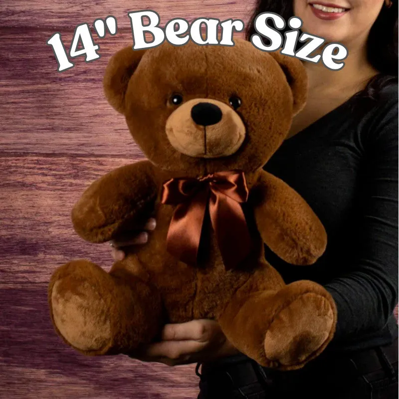 I'd Shank A Bitch For You Teddy Bear With Postcard - PRICE INCLUDES FREE SHIPPING!!