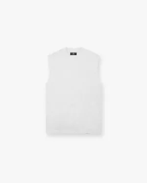 Initial Boxy Tank - Ice Grey Marl