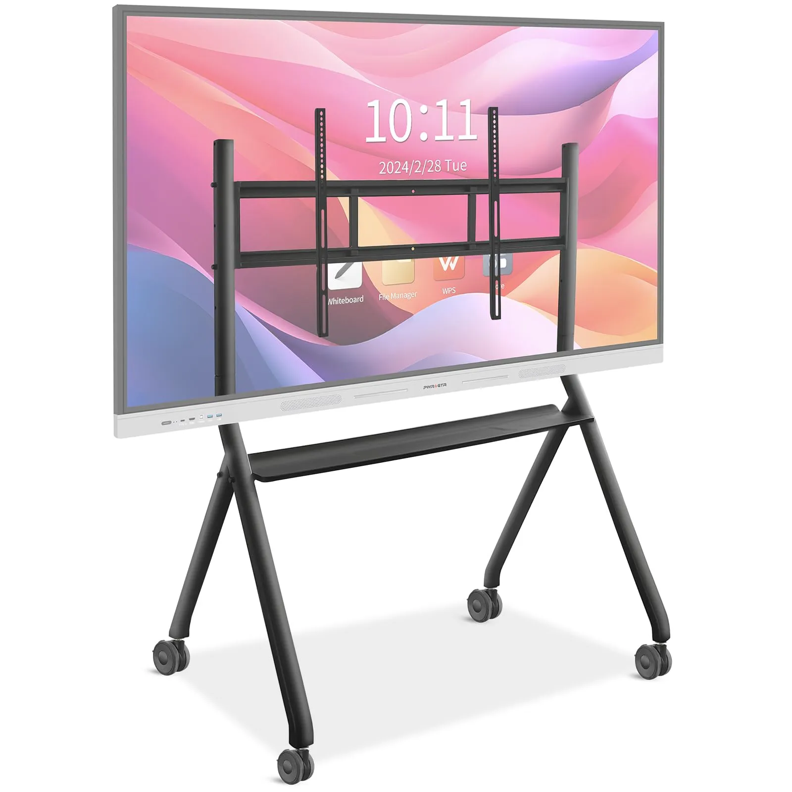 Interactive Whiteboard Set PWR4GTR 75 Inch (Board Wall Mount Movable Stand Wireless Display Adapter)