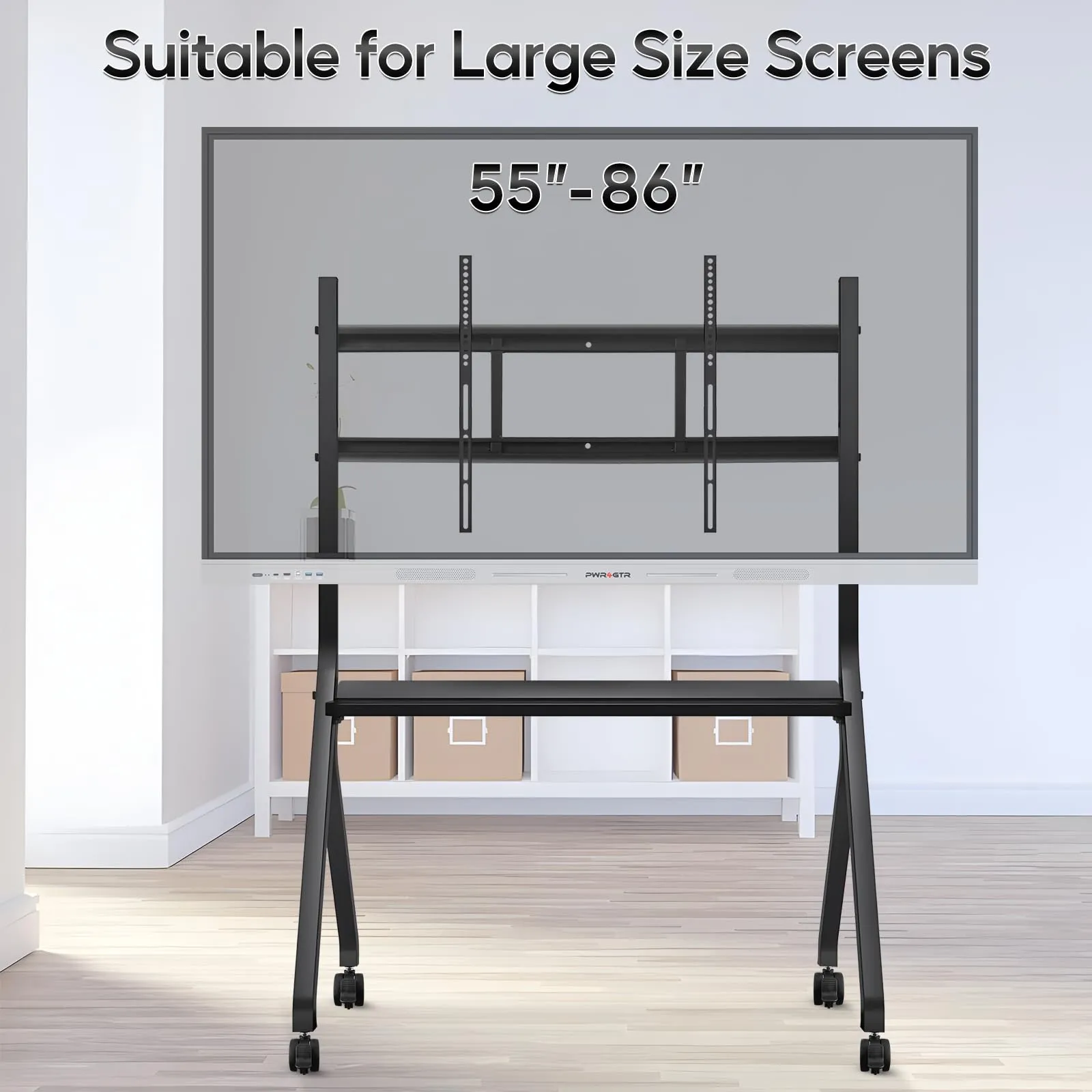 Interactive Whiteboard Set PWR4GTR 75 Inch (Board Wall Mount Movable Stand Wireless Display Adapter)