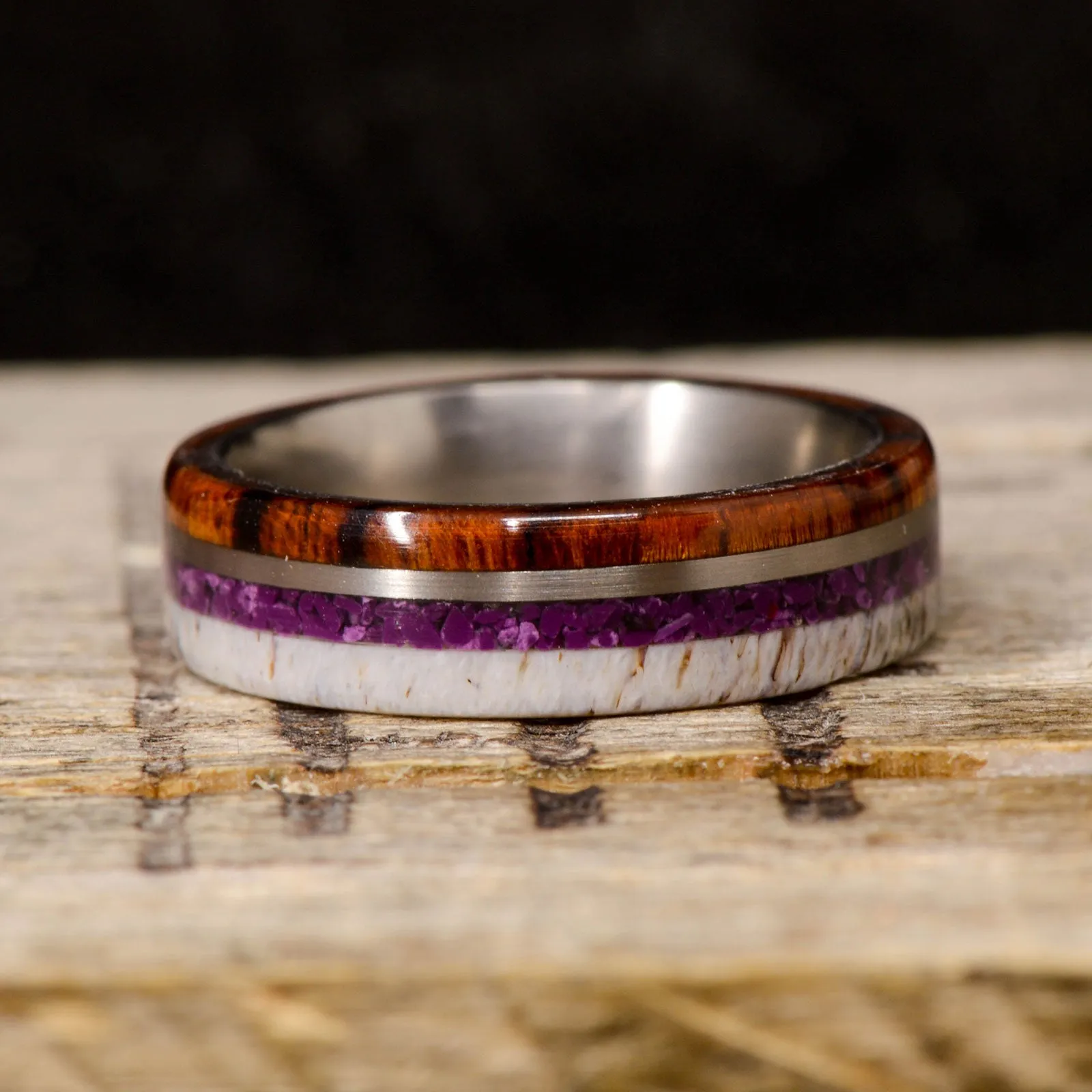 Ironwood, Metal, Sugilite, Antler