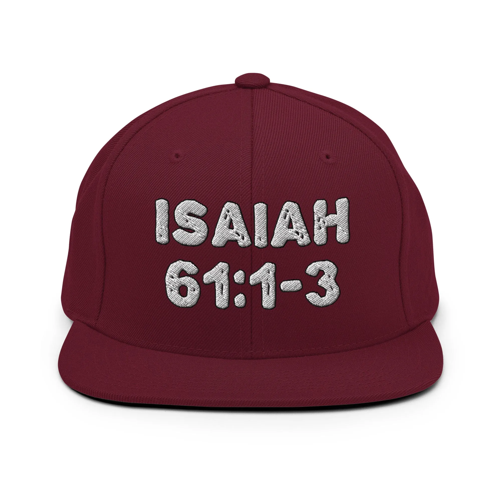 Isaiah 61:1-3 Snapback Hat