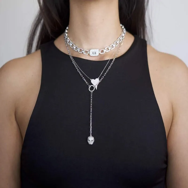 Jaguar Long chain Necklace