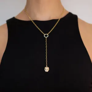 Jaguar Long chain Necklace