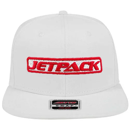 JetPack Snapback White (JetPack Logo Red)
