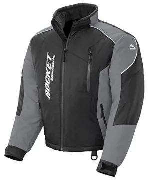 Joe Rocket Men's Snowgear Storm XC Jacket (Black/Grey, Small)