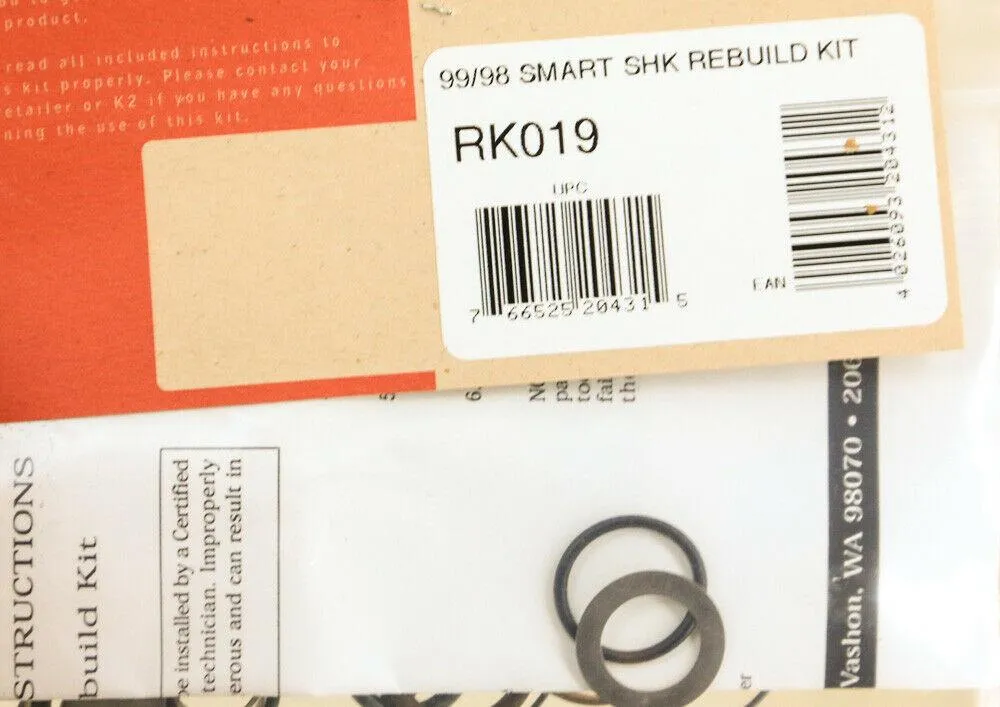 K2 NOLEEN Pro-Flex RK019 Smart Shock Rebuild Kit NEW