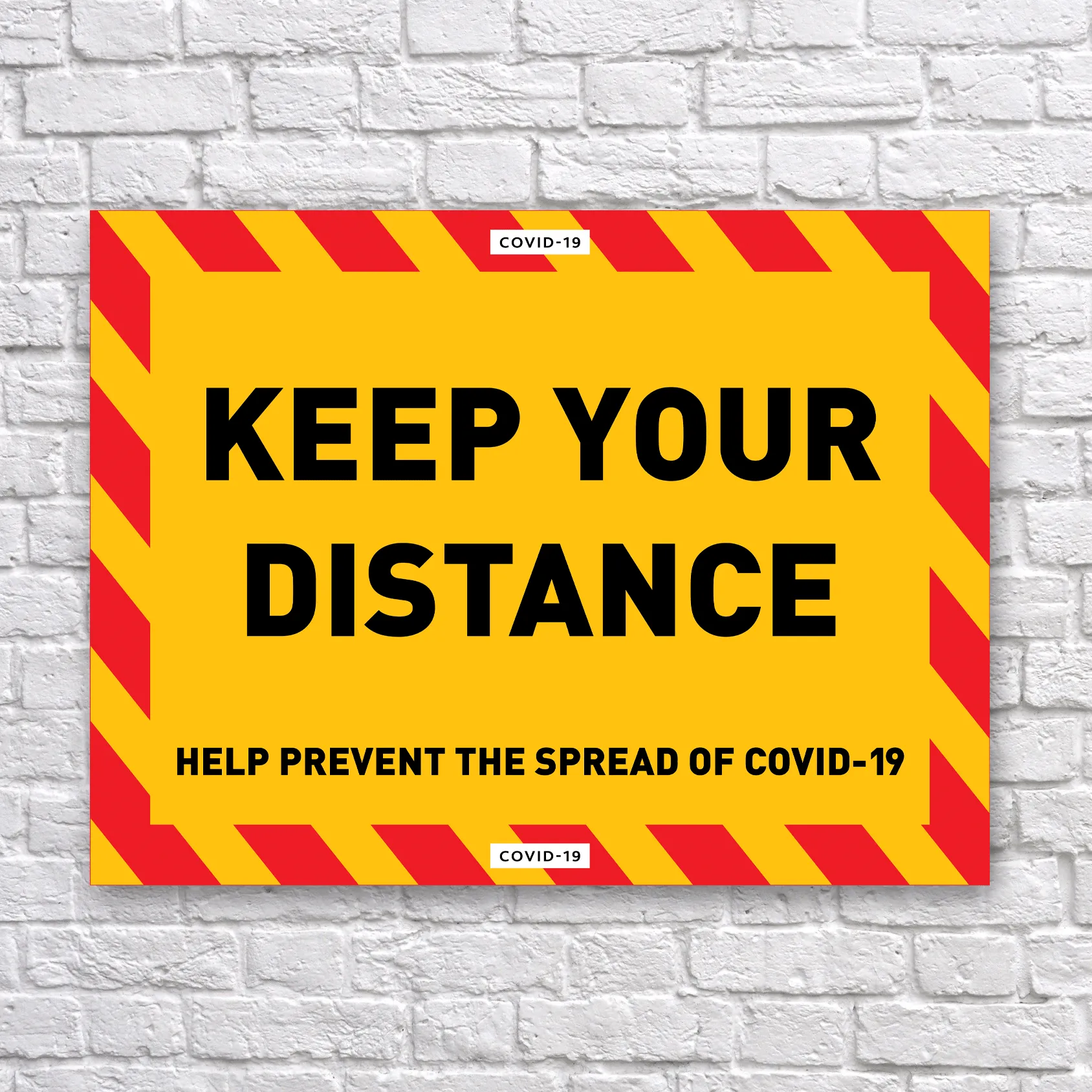 Keep Your Distance Sign