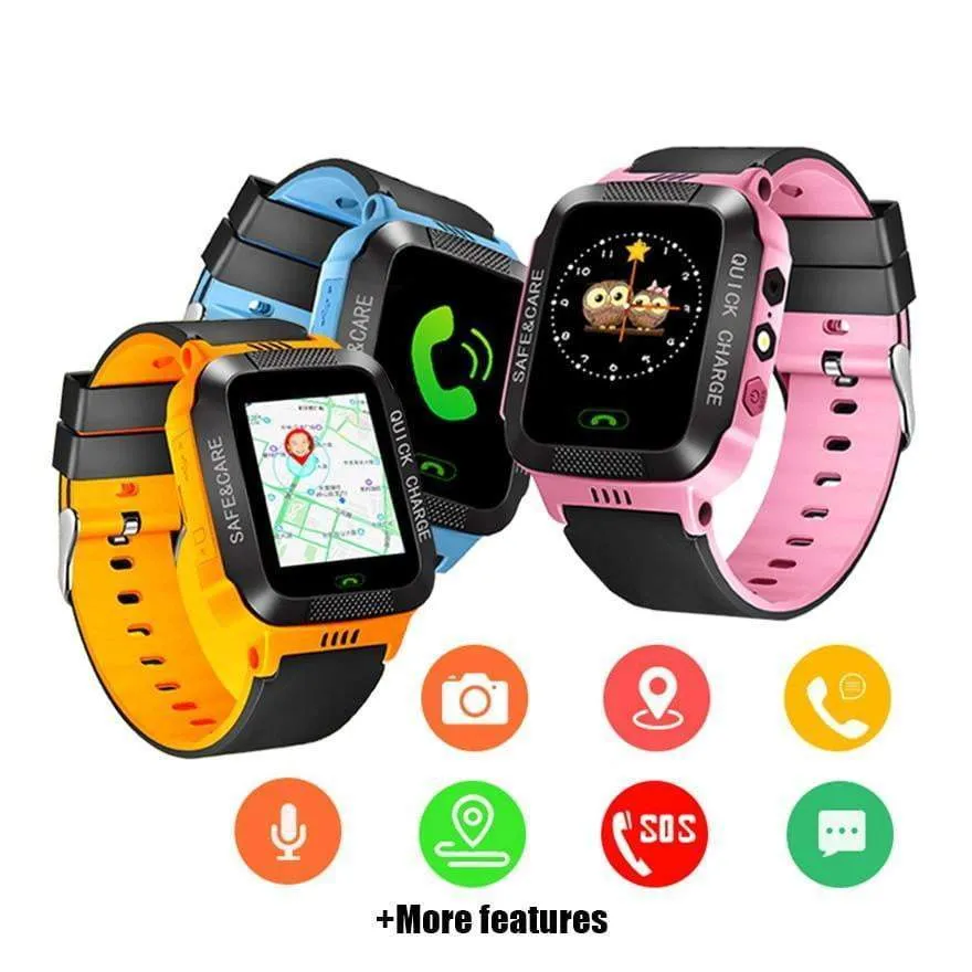Kids Touch Screen GPS  Smart Watch