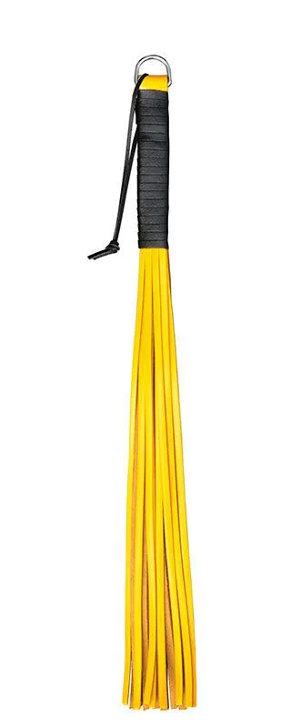 Kiotos Leather - Zweep - Handy Whip - Geel
