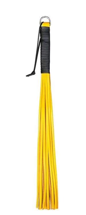 Kiotos Leather - Zweep - Handy Whip - Geel