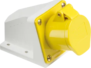 Knightsbridge IN003 110V IP44 16A Angled Surface Mount Socket 2P E