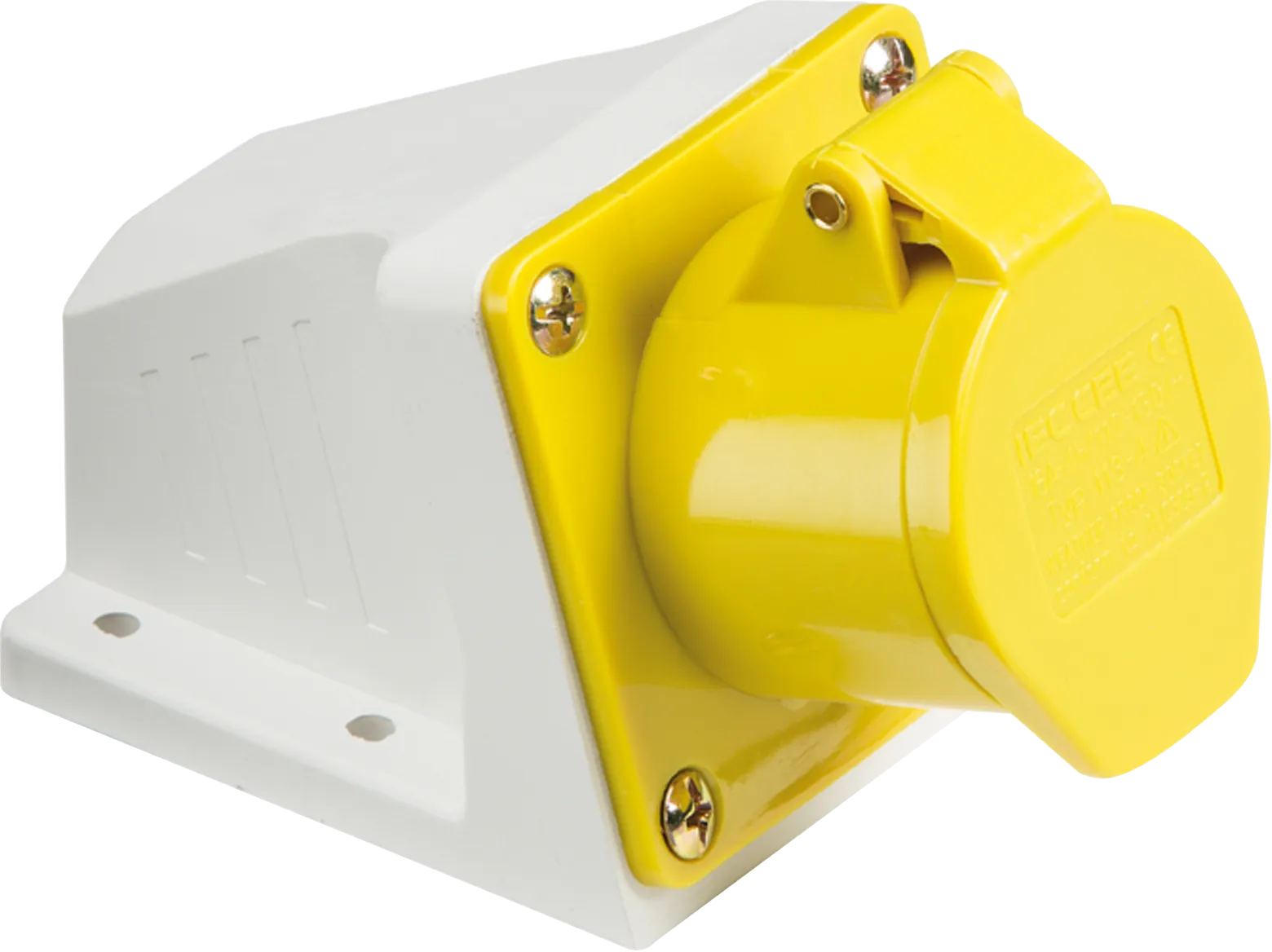 Knightsbridge IN003 110V IP44 16A Angled Surface Mount Socket 2P E