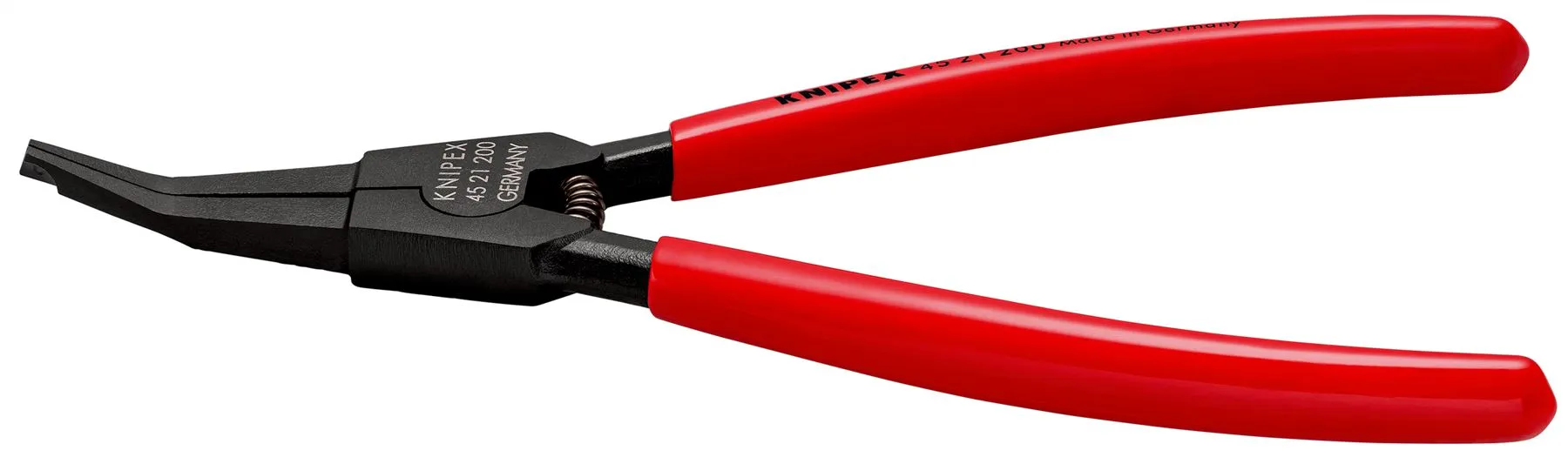 KNIPEX Circlip Pliers Special Retaining Ring Plier for Retaining Rings on Shafts 220mm 45 21 200