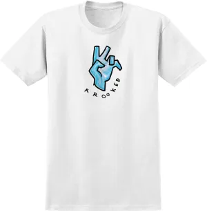 KROOKED Handy Tee White
