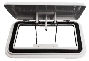 Large Scupper Vent White - Alloy