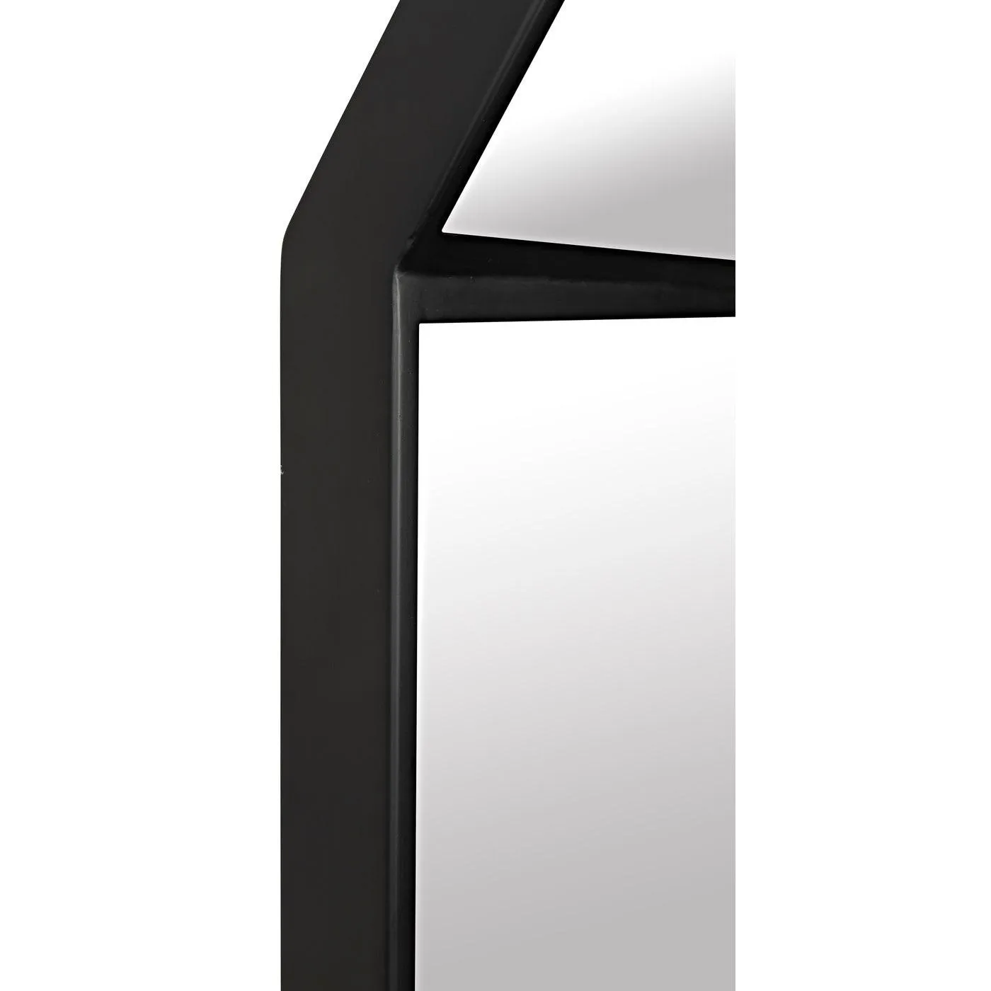 Lazo Mirror, Black Steel