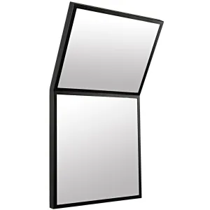 Lazo Mirror, Black Steel