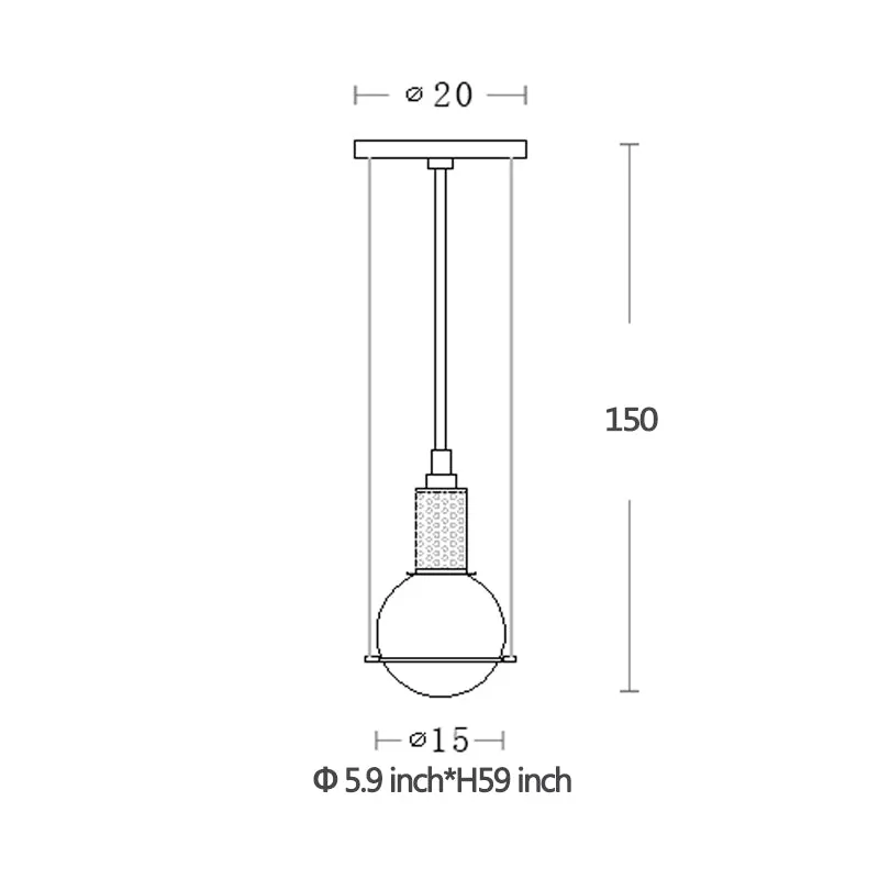 Le Tre Streghe Pendant Light