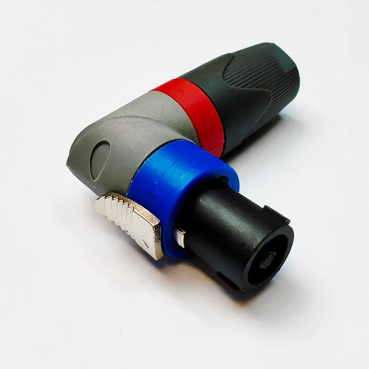 Leem Angled 4-Pole Speakon Connector (Pk-1)