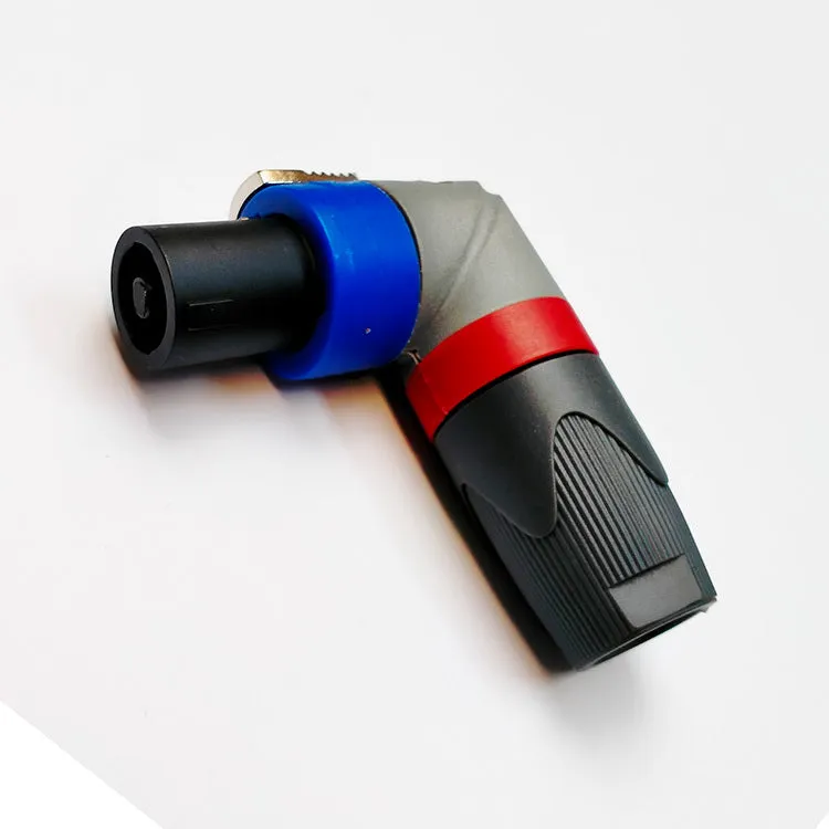 Leem Angled 4-Pole Speakon Connector (Pk-1)