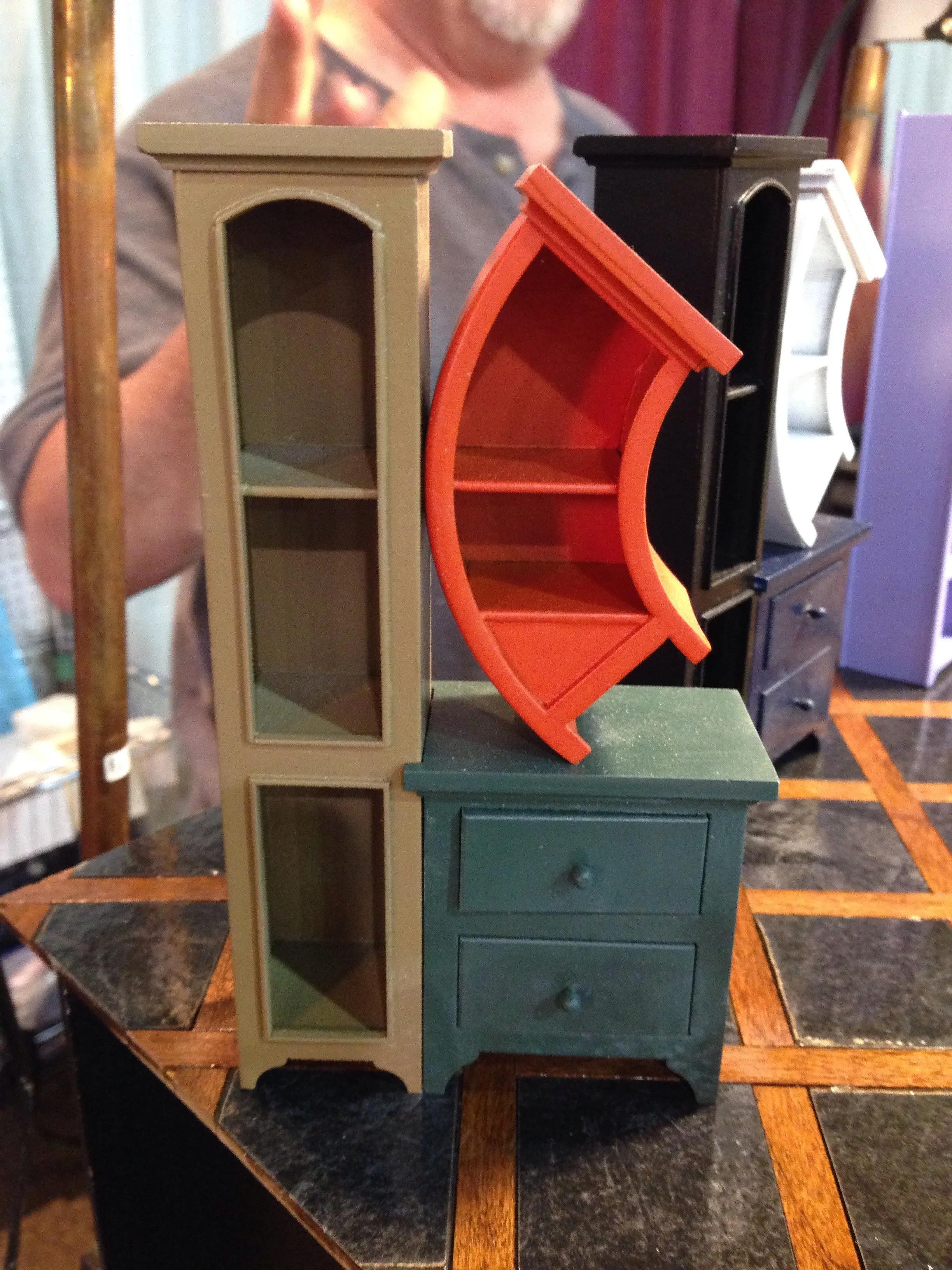 Leman Three Piece Cabinets