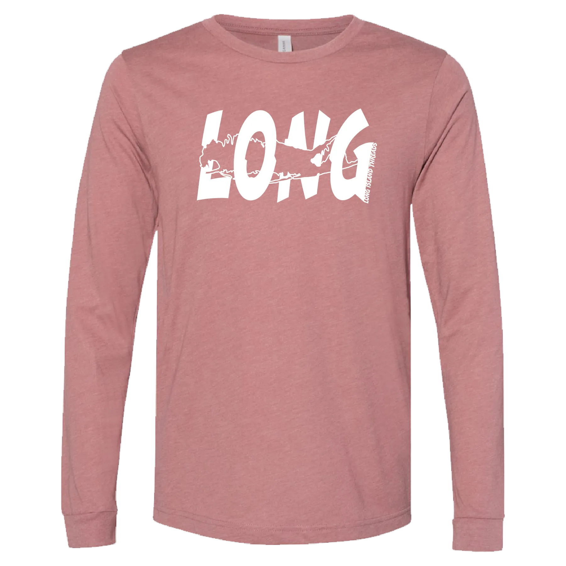 LI Offset Long Sleeve T-Shirt (Heather Mauve)
