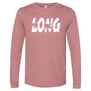 LI Offset Long Sleeve T-Shirt (Heather Mauve)