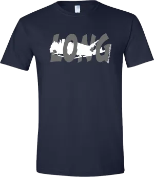 LI Offset T-Shirt (Navy/Grey/White)