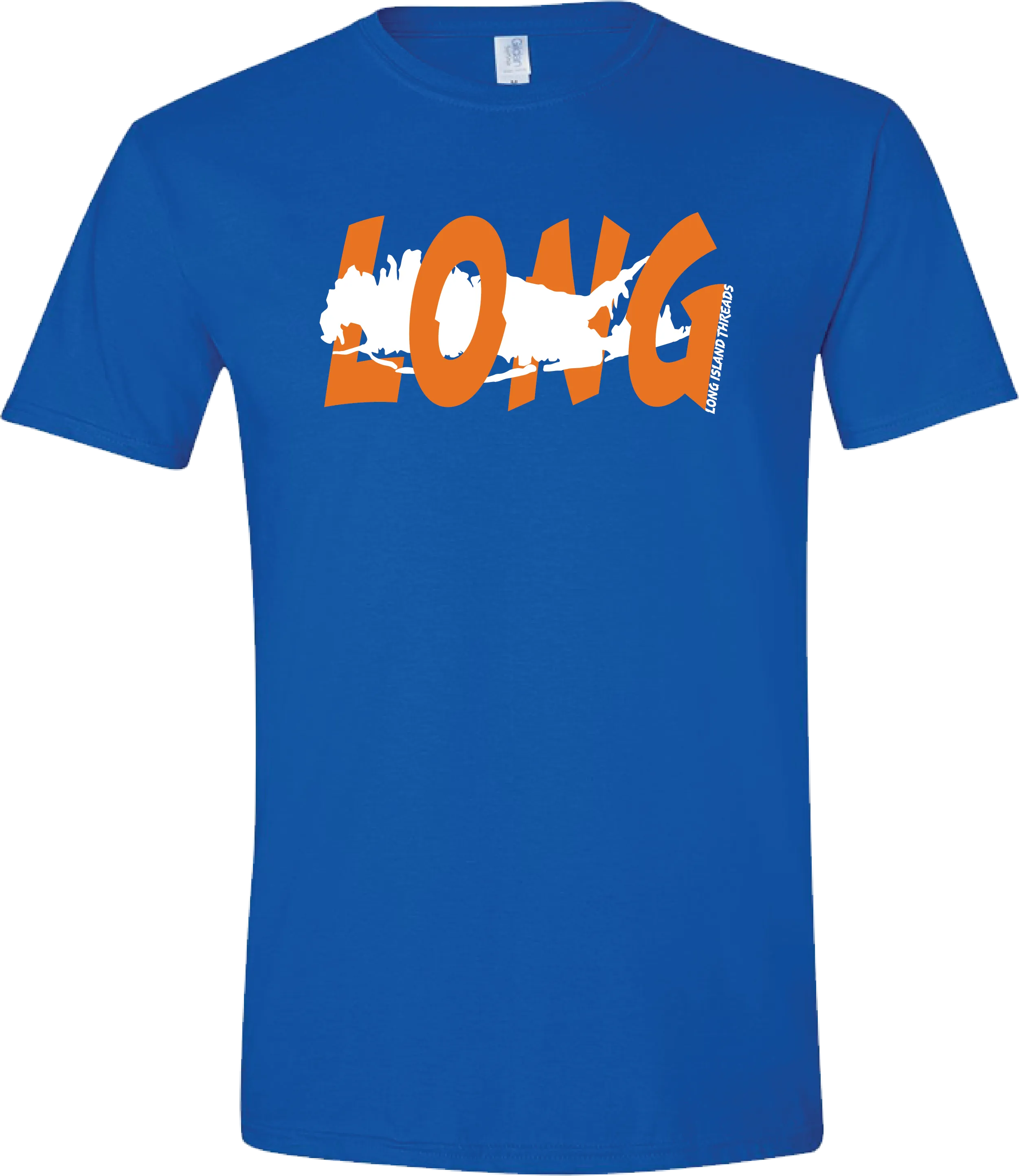 LI Offset T-Shirt (Royal Blue/Orange/White)