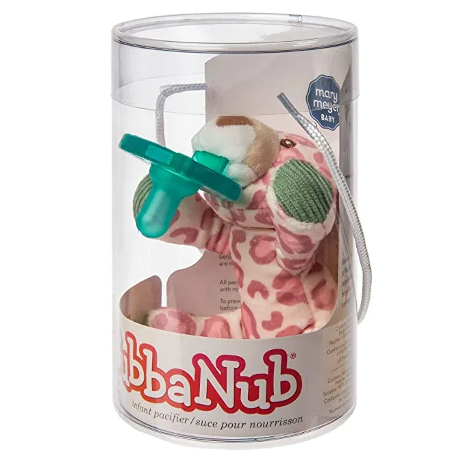 Little But Fierce Leopard by Mary Meyer WubbaNub Infant Pacifier, 6-Inches,