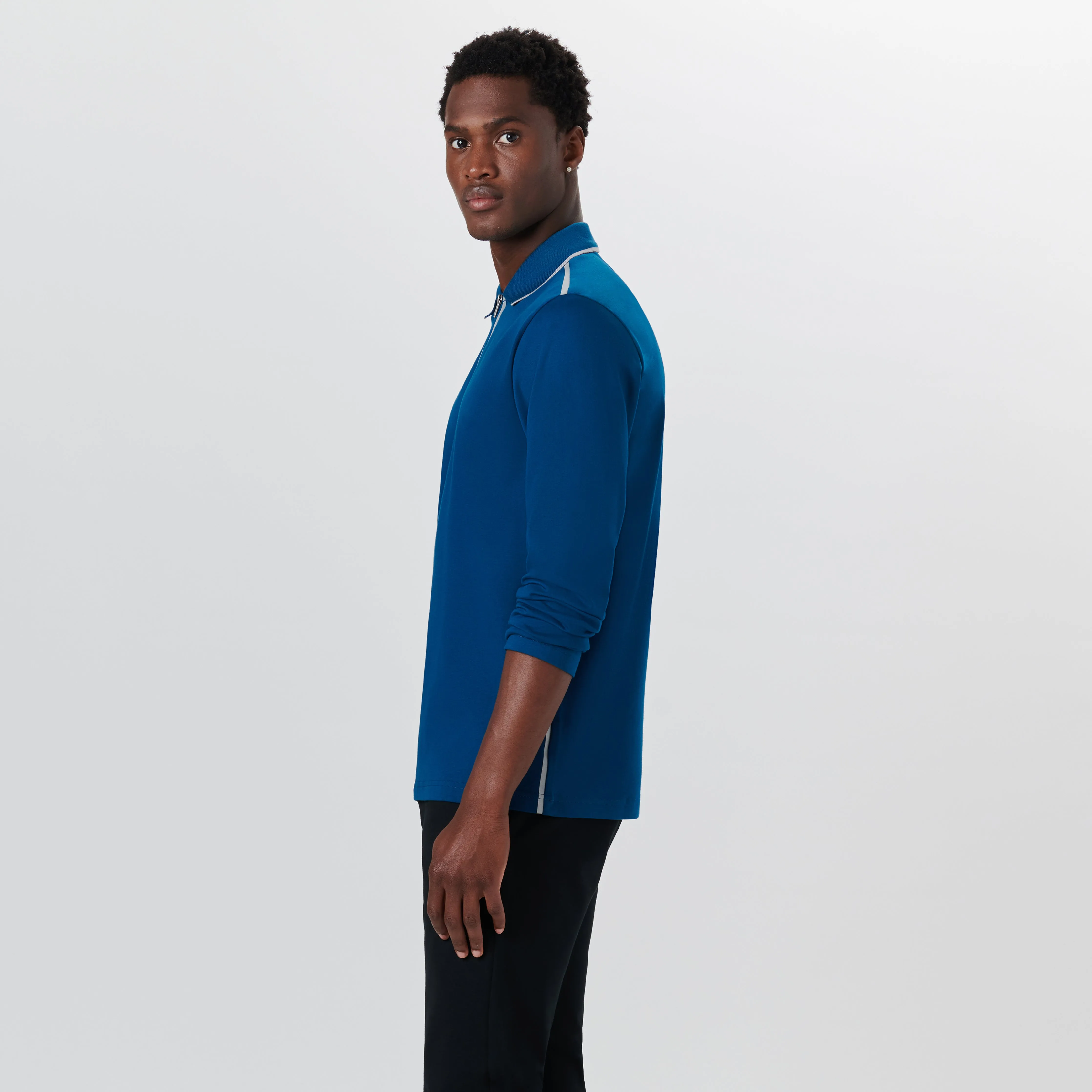 Long Sleeve Quarter Zip Polo