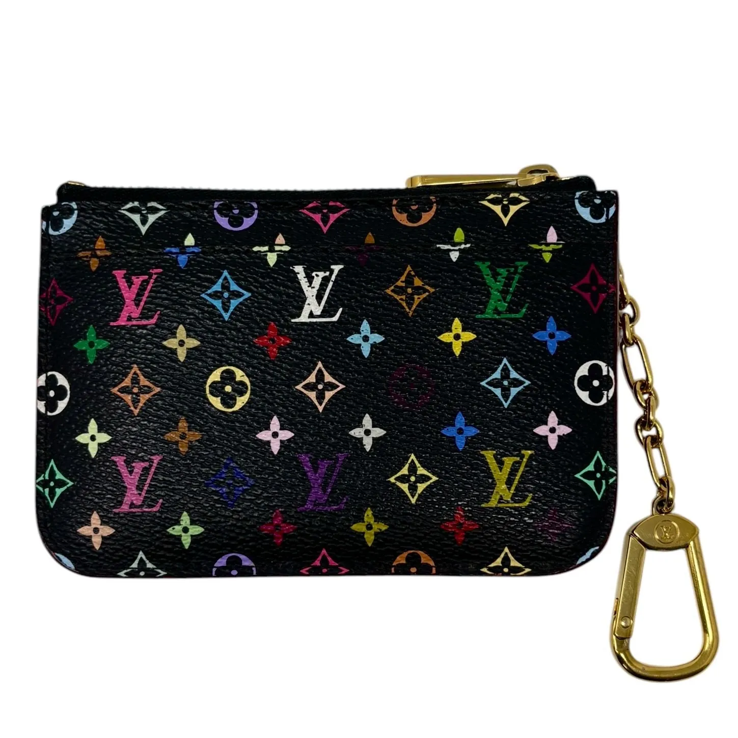 Louis Vuitton Black Murakami Keychain Wallet