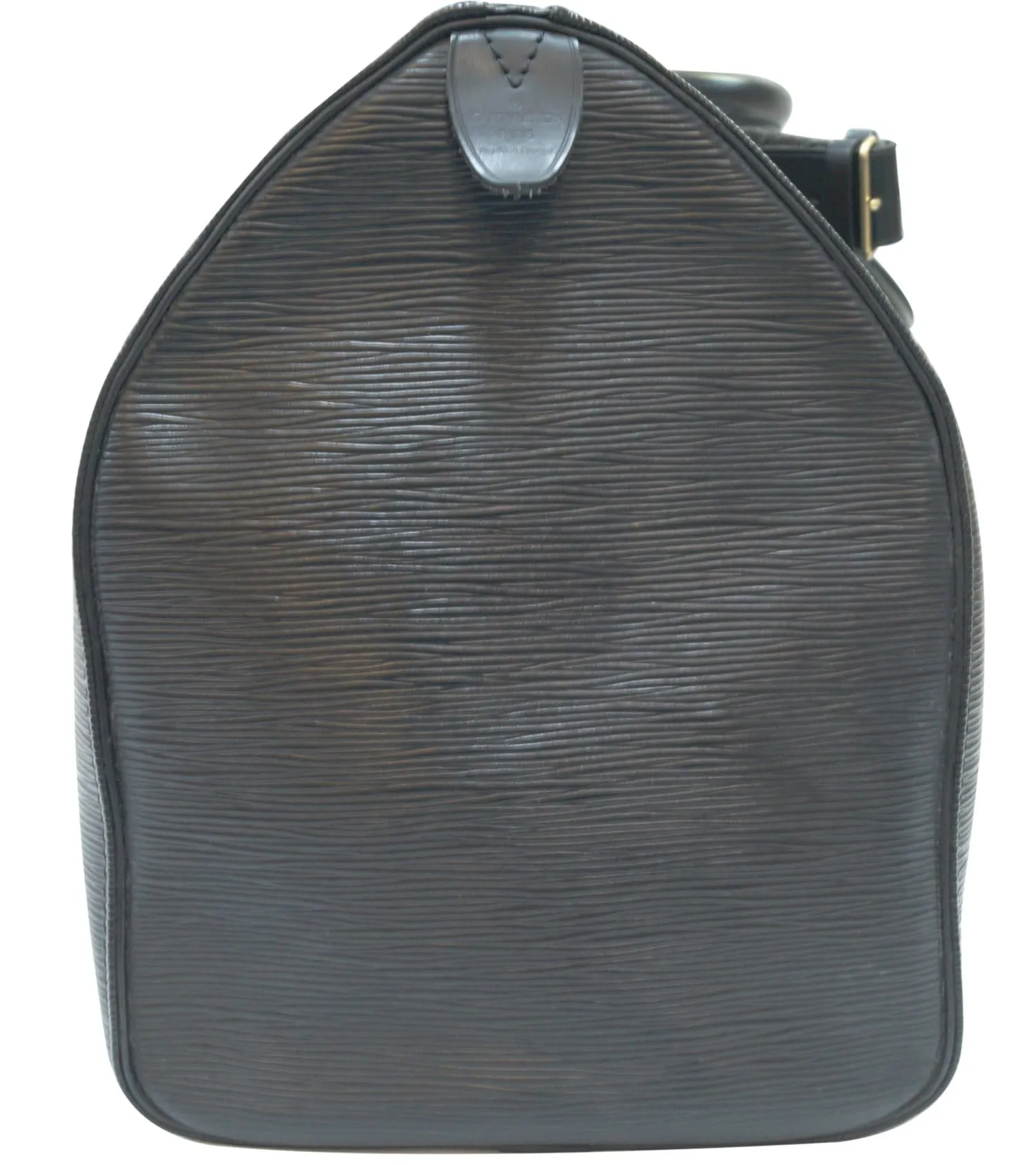 LOUIS VUITTON Epi Leather Black Keepall 45 Travel Boston Bag