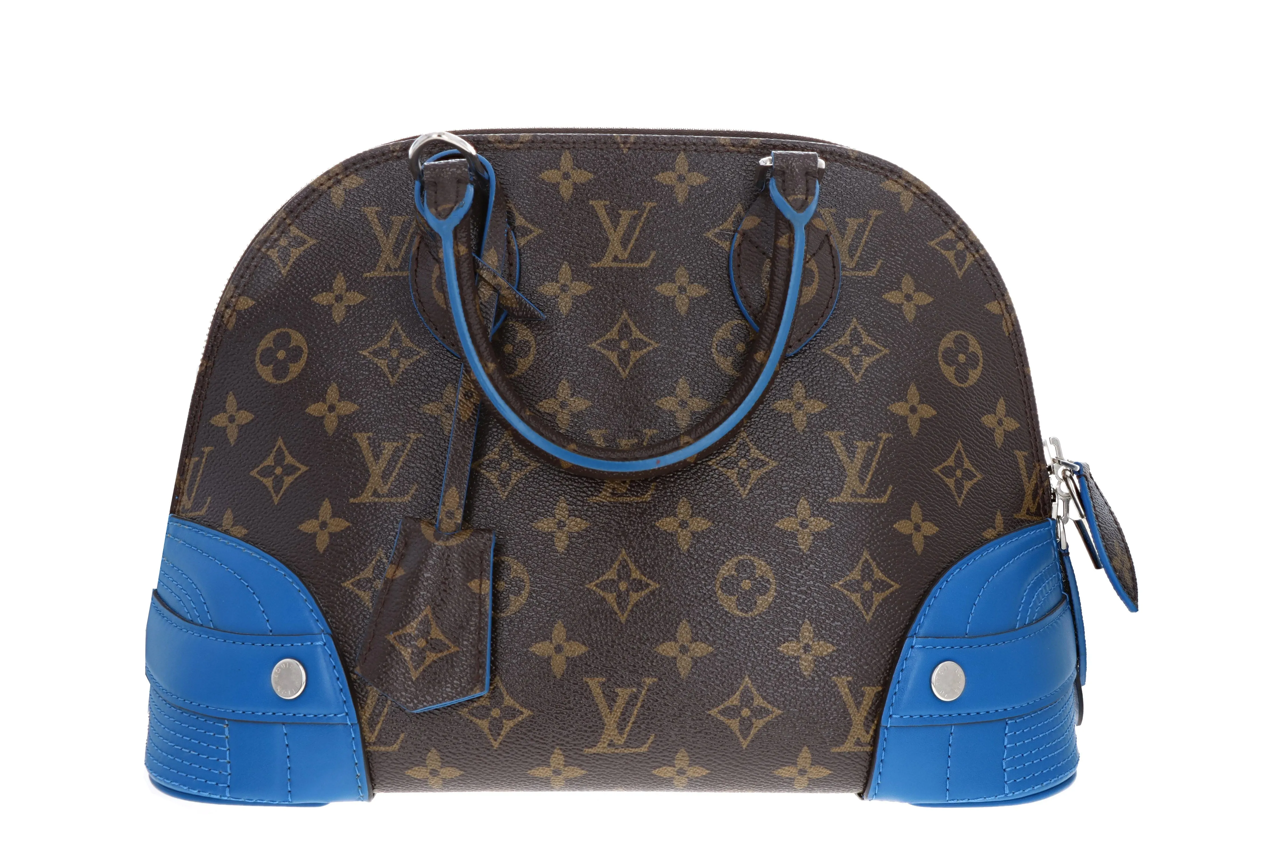 Louis Vuitton Limited Edition Shiny Monogram Canvas Alma PM Bag