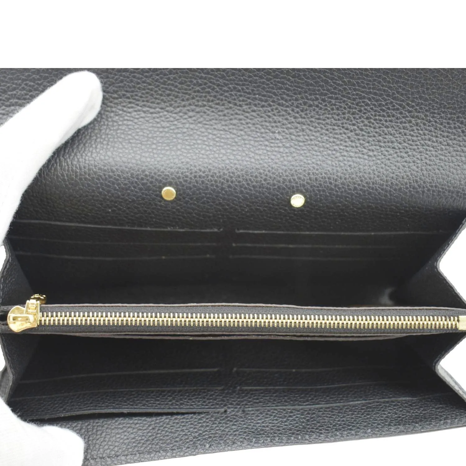 LOUIS VUITTON Pallas Monogram Canvas Wallet Brown