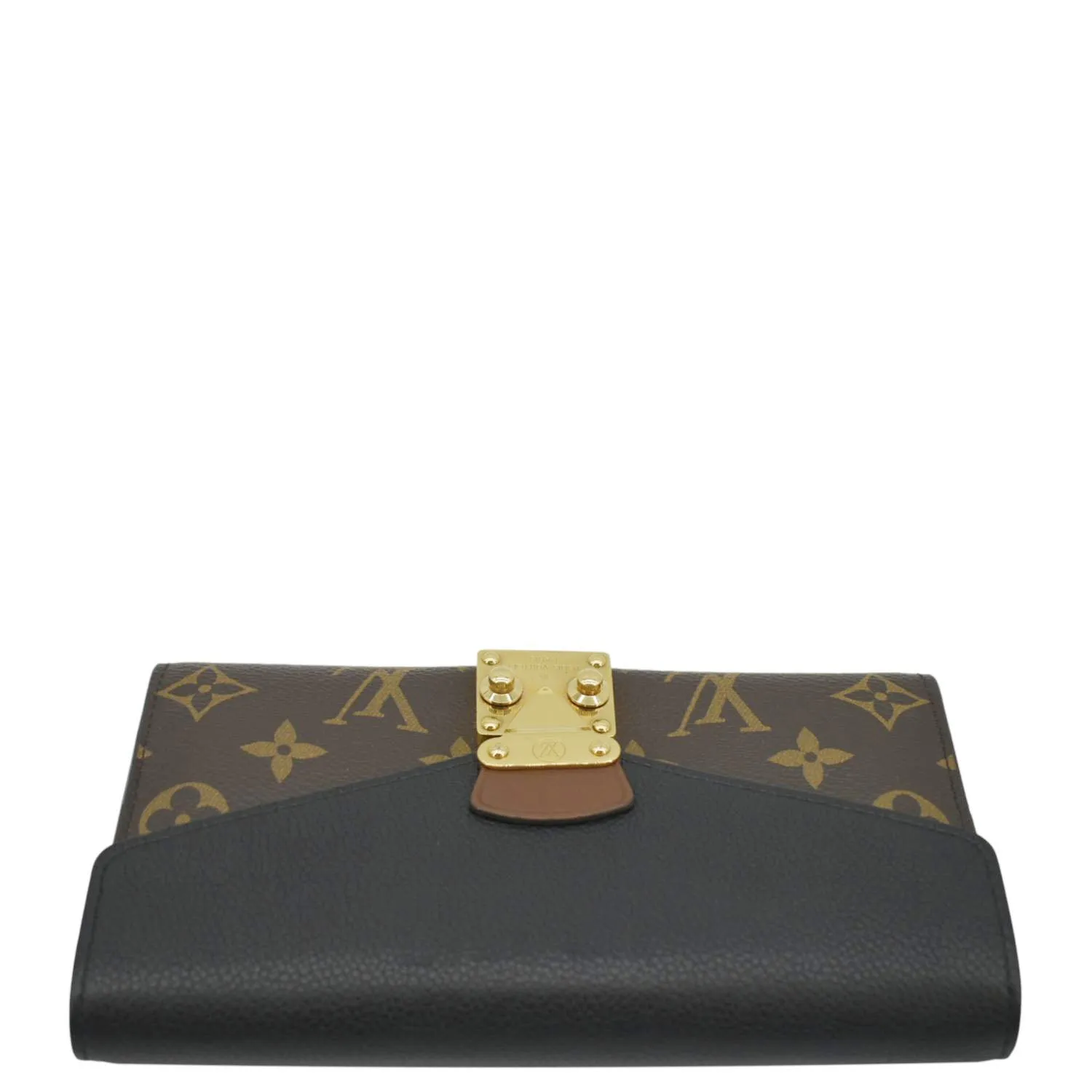 LOUIS VUITTON Pallas Monogram Canvas Wallet Brown