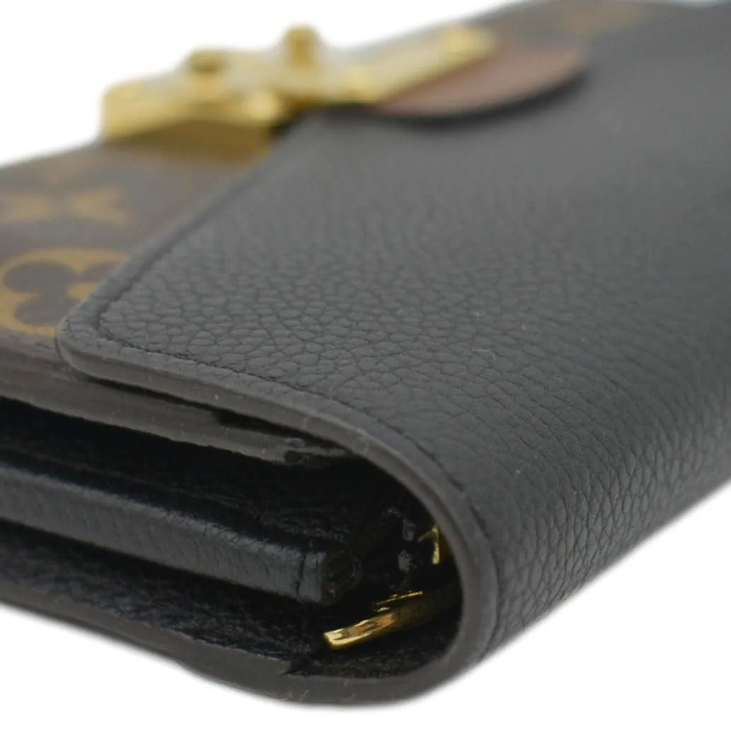 LOUIS VUITTON Pallas Monogram Canvas Wallet Brown