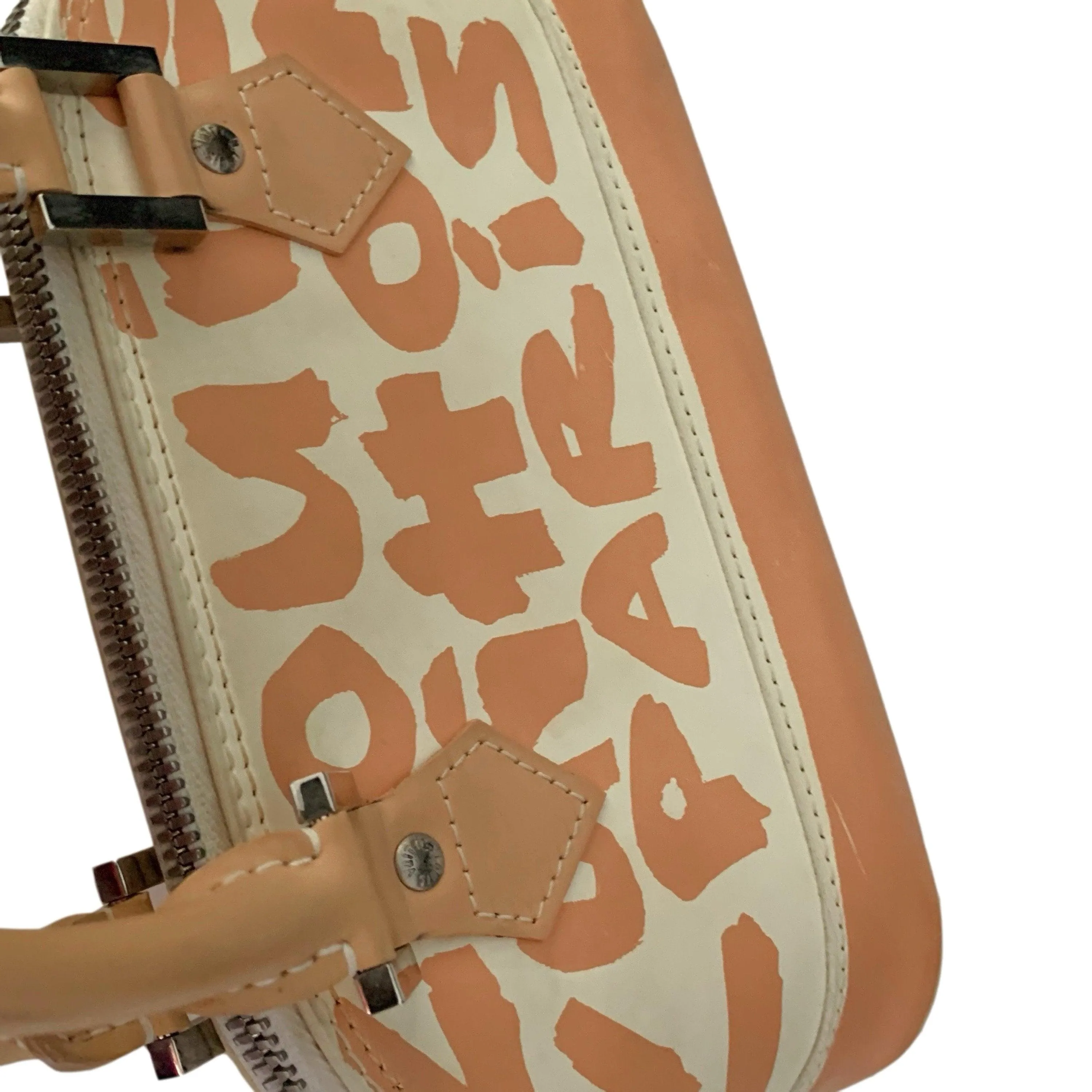 Louis Vuitton Peach Graffiti Mini Bag