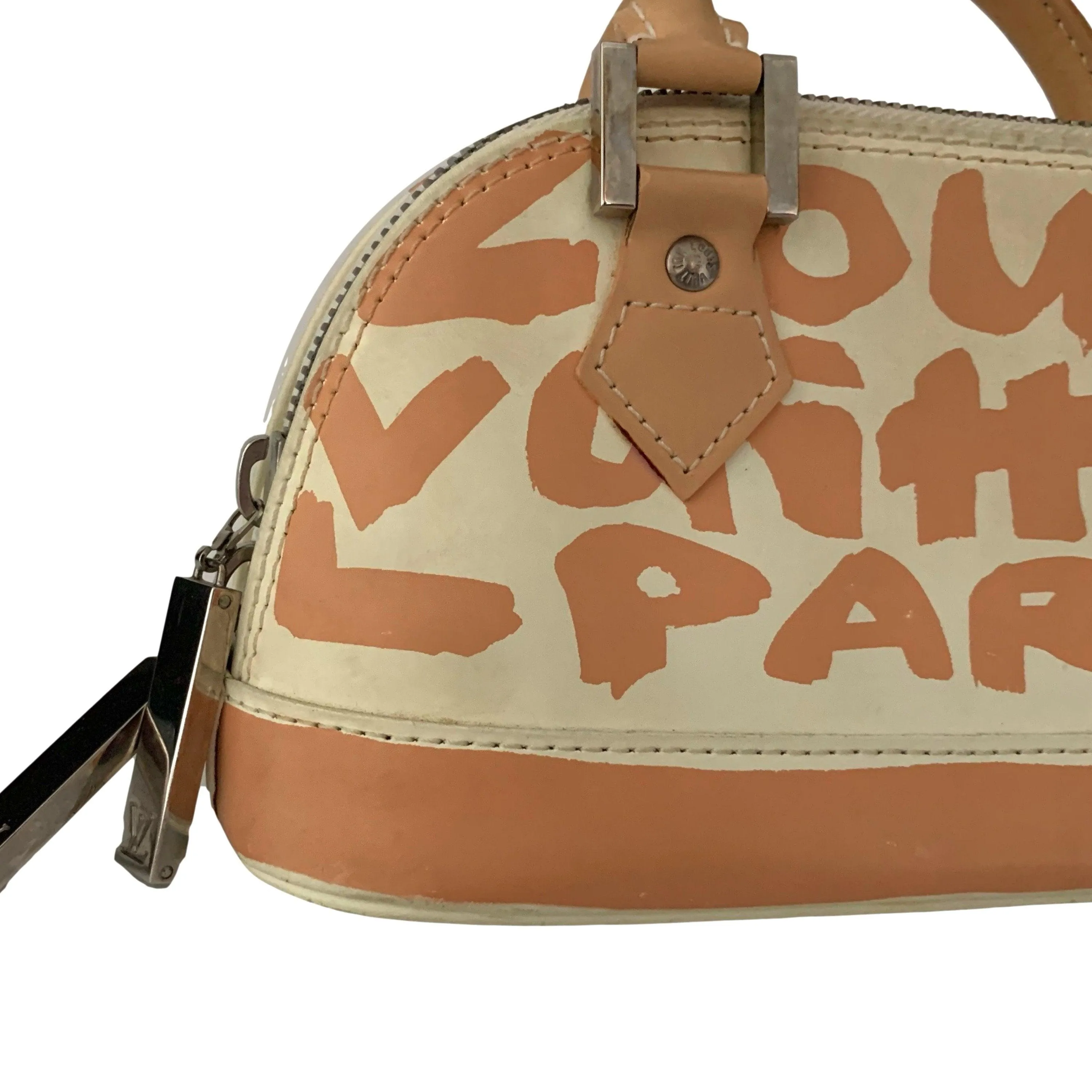 Louis Vuitton Peach Graffiti Mini Bag