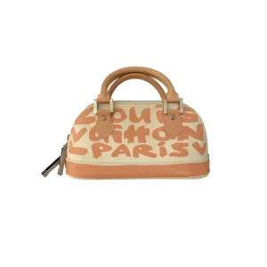 Louis Vuitton Peach Graffiti Mini Bag