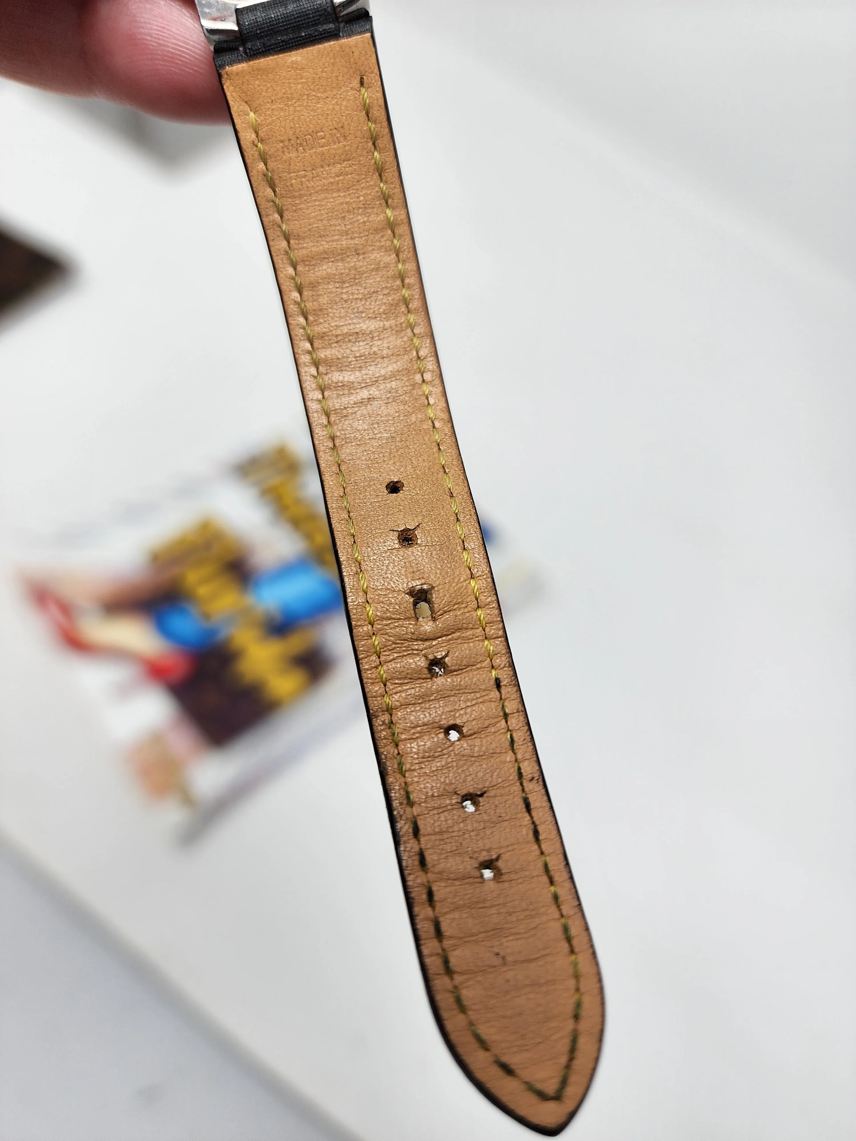 LOUIS VUITTON TAMBOUR FLOWERS & DIAMOND WATCH