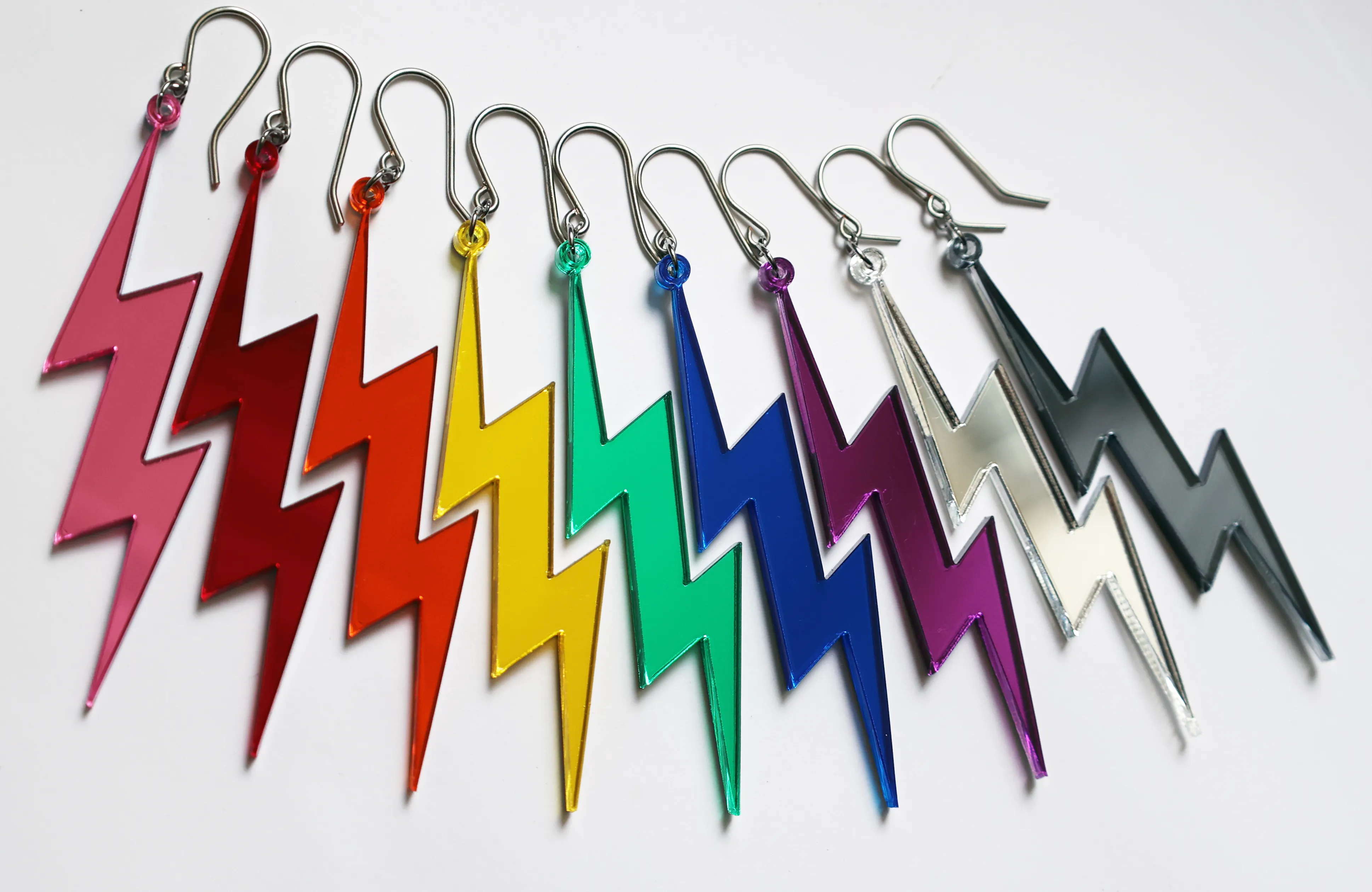 LUCKY STRIKE LIGHTNING BOLT EARRINGS