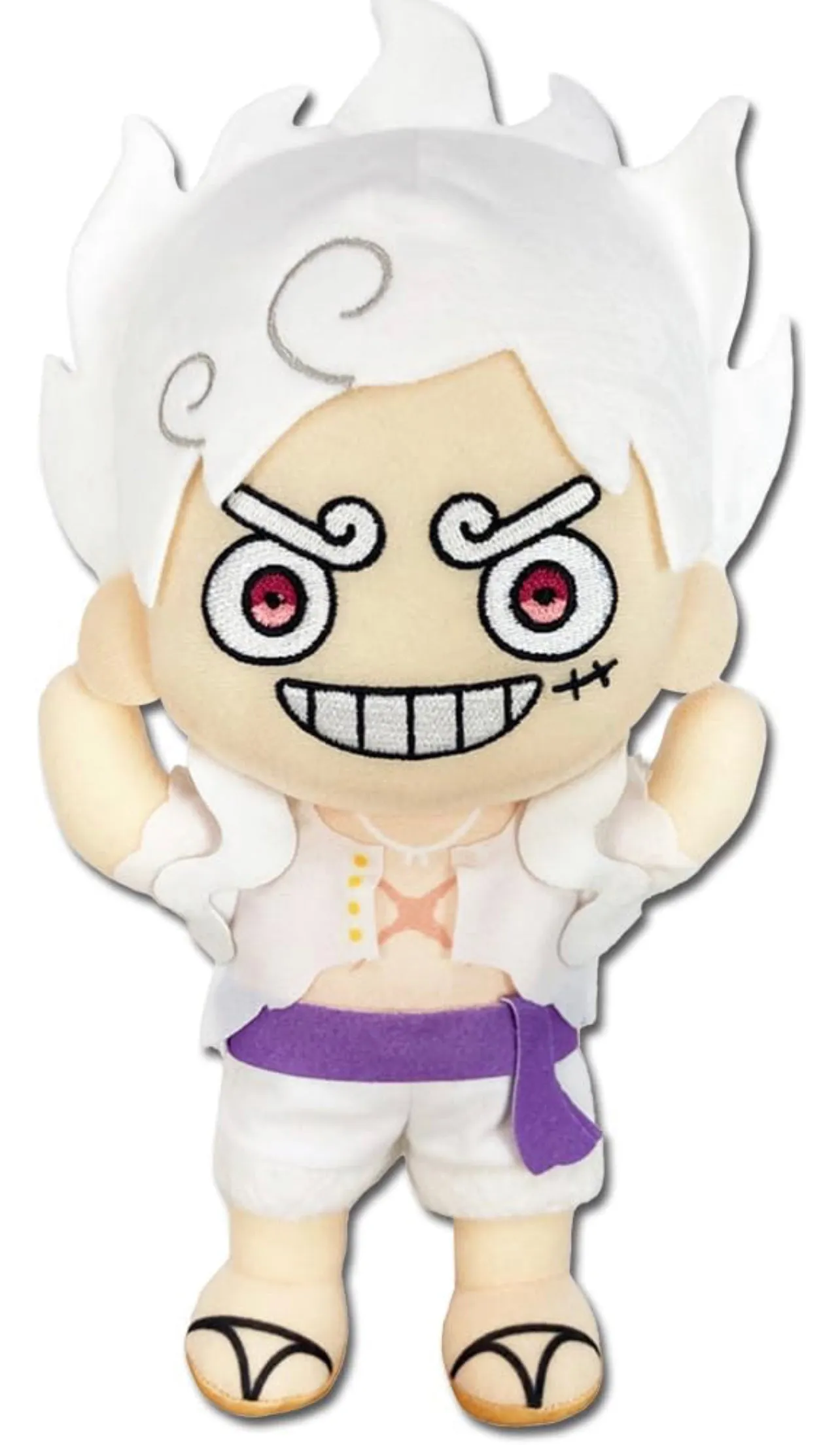 Luffy Gear 5 Plushy 8”