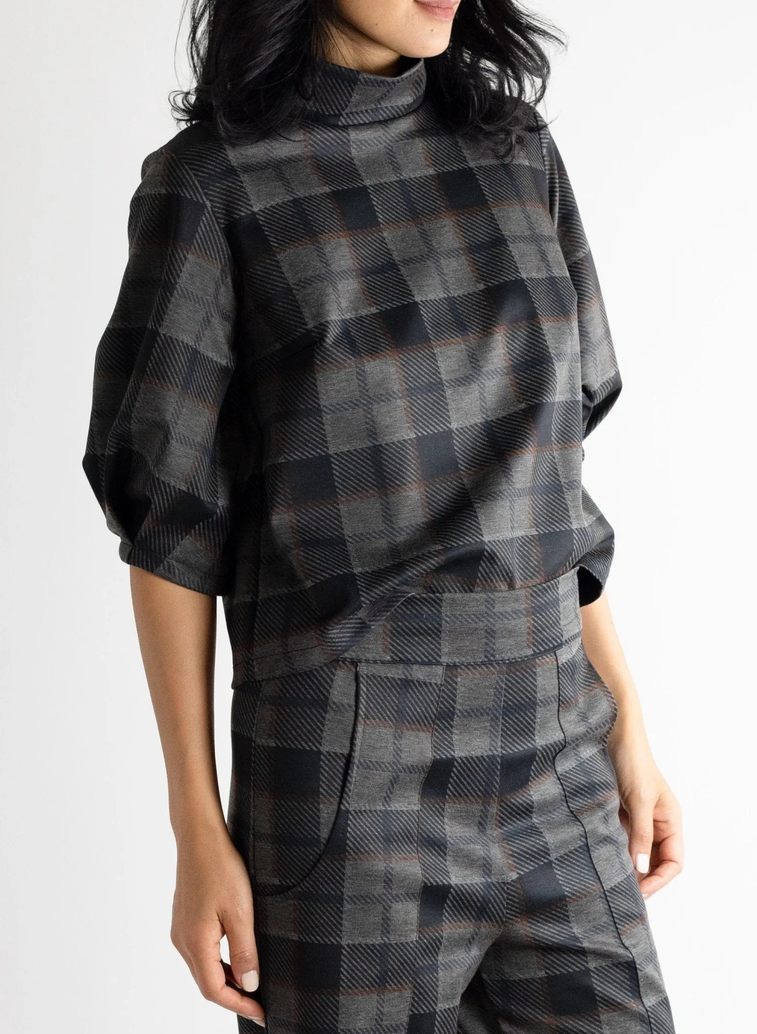Lunes Top - Plaid