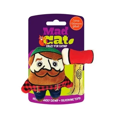 Mad Cat Lumpurrjack Twin Pack Catnip & Silvervine Toy