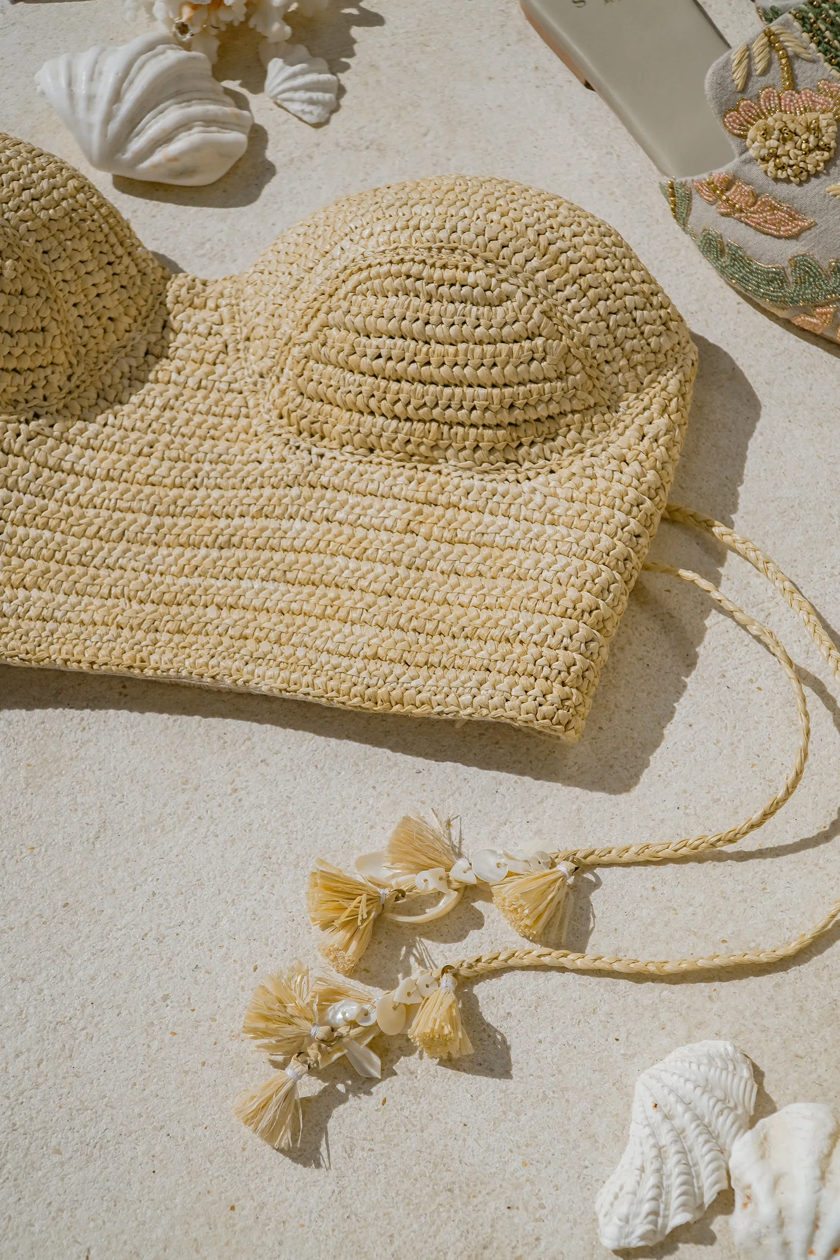 Madagascar Structured Bandeau (Light Crème)