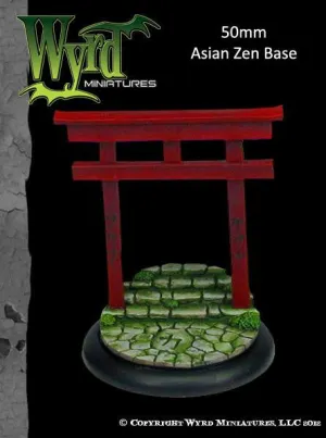 Malifaux - Base Inserts - Asian Zen - 50mm