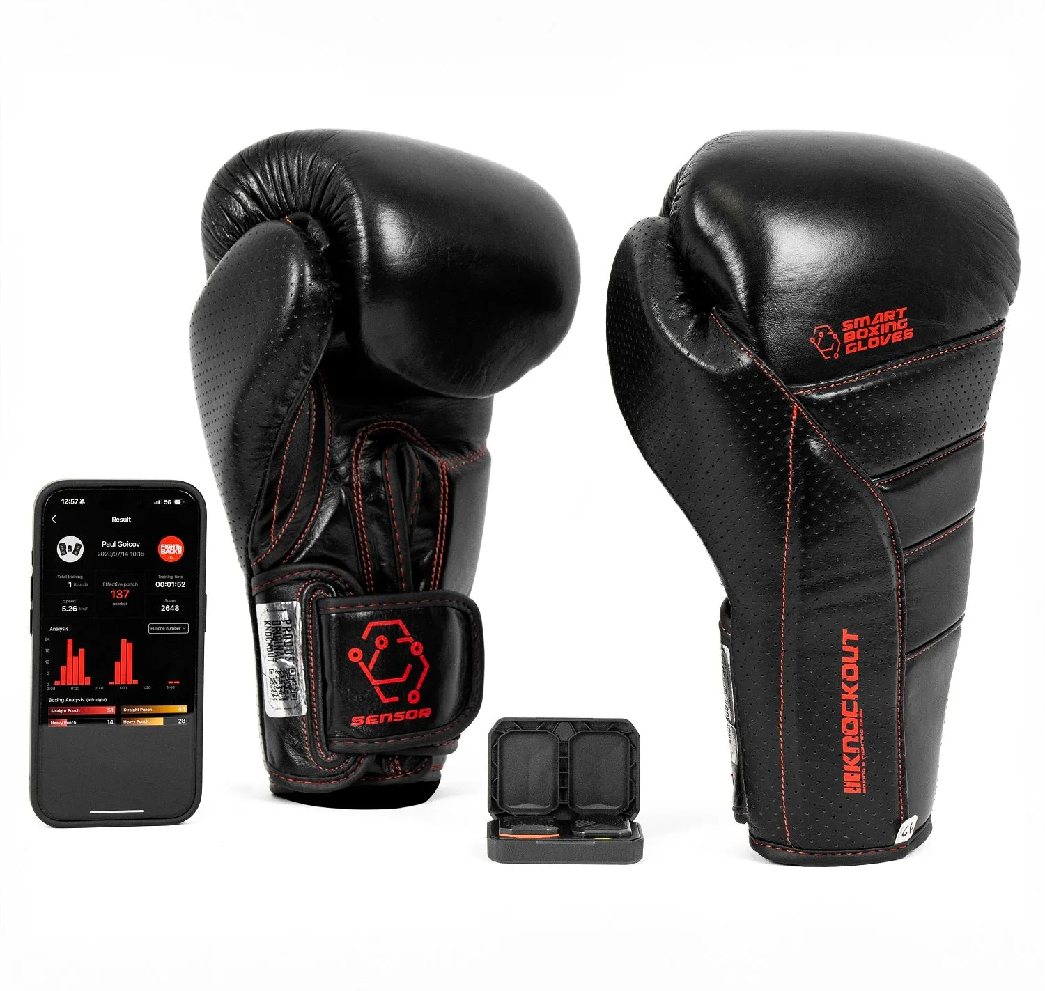 Manusi Box Inteligente - SMART BOXING GLOVES 2.0